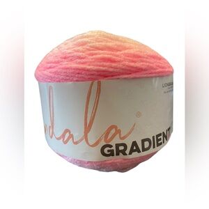 Lion Brand Yarn Cake 558-200DG Mandala Gradient Yarn, Light‎ Pink NEW Pastel